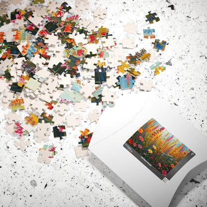 Vibrant Floral Wildflower Jigsaw Puzzle - 110, 252, 520, 1014-piece, Fun for Family Game Night, Gift for Nature Lovers Puzzle The Puzzle Chest