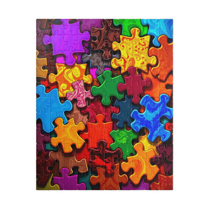 Chaotic Puzzle Piece Jigsaw Collage Puzzle - Fun for Adults, Family Game Night Activity, Creative Hobby, Senior Mental Exercise 110 pcs (Vertical) Puzzle The Puzzle Chest
