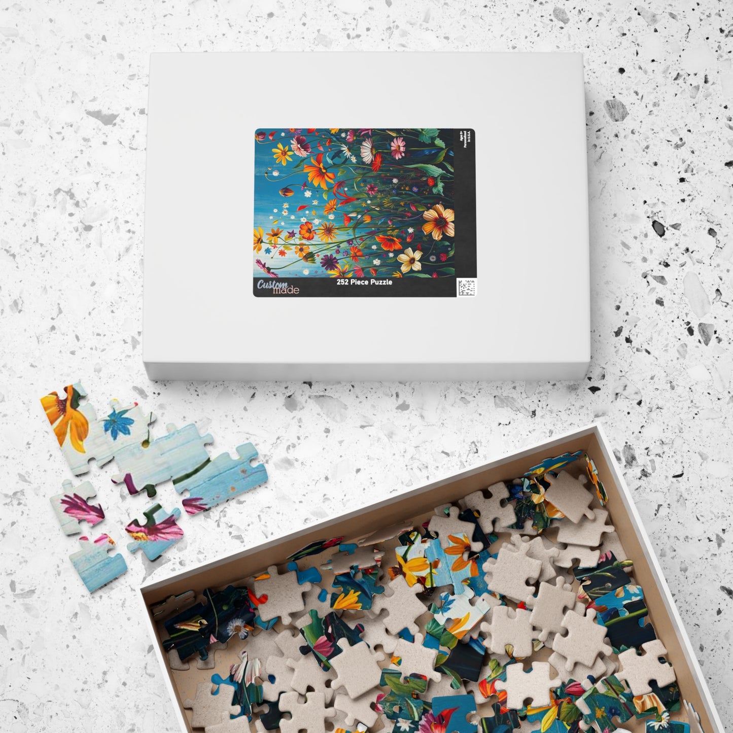 Floral Wildflower Jigsaw Puzzle, 110-1014 piece, Fun Family Activity, Unique Spring Gift for Friend Birthday Holiday, Puzzle Enthusiast Puzzle The Puzzle Chest