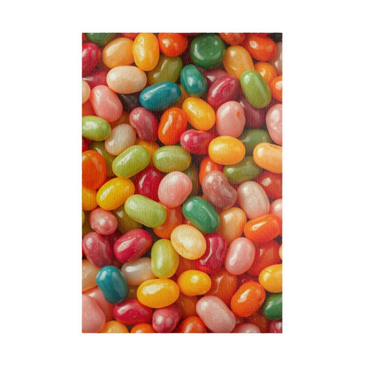 Chaotic Jelly Beans Puzzle, Vibrant Sweets-Themed Jigsaw, Bright Colorful Food Collage, Family Activity, Quiet Pastime, Foodie Puzzle Lover 1014 pcs (Vertical) Puzzle The Puzzle Chest