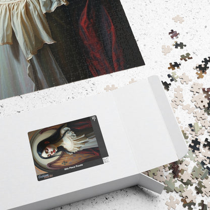 Artistic Portrait Puzzle, Unique Jigsaw Puzzle for Adults, Perfect Gift for Gothic Art Lover and Puzzle Enthusiast, Mindfulness Activity Puzzle The Puzzle Chest