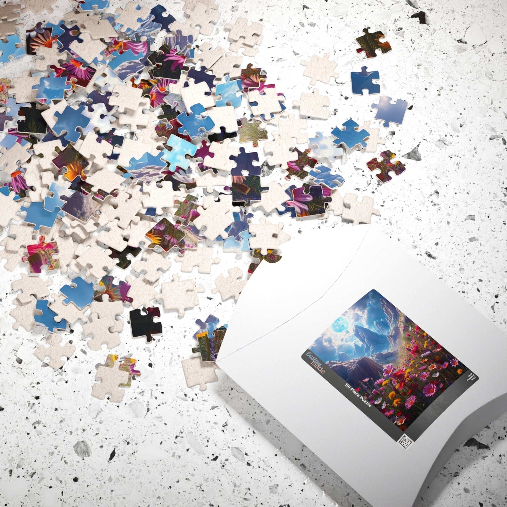 Nature's Serenity Landscape Puzzle, 110, 252, 520, 1014-piece, Floral Jigsaw Art Game for Mindfulness, Gift for Nature Lovers, Relaxation Puzzle The Puzzle Chest