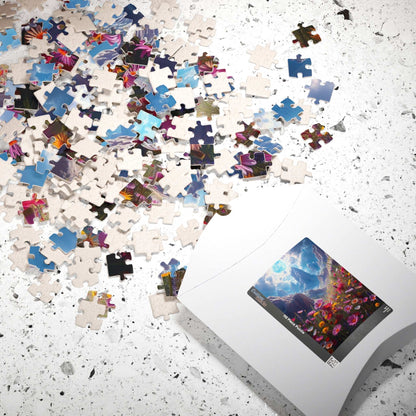 Nature's Serenity Landscape Puzzle, 110, 252, 520, 1014-piece, Floral Jigsaw Art Game for Mindfulness, Gift for Nature Lovers, Relaxation Puzzle The Puzzle Chest