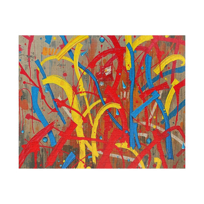 Abstract Colorful Jigsaw Puzzle Game for Adults, Vibrant Wall Art Piece 520 pcs (Horizontal) Puzzle The Puzzle Chest