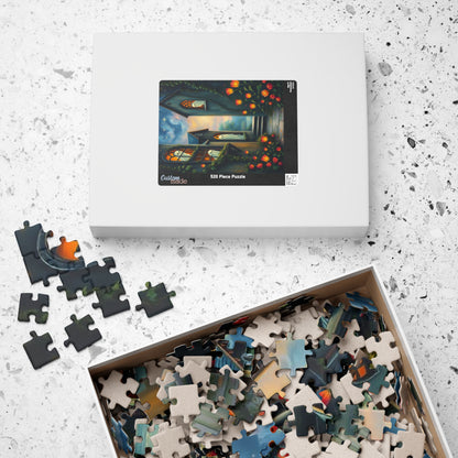 Hollow Window Watchers - Halloween Themed Ghost Jigsaw Puzzle, Fun Autumn Game, Family Activity, Halloween Decor, Gift for Puzzle Lovers