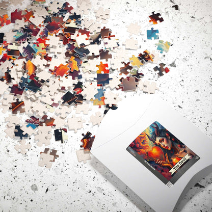 Devil's Heart Puzzle - Tarot Card Style Art Jigsaw for Adults, 110-1014 Pieces, Gothic Decor, Gift for Puzzle Lovers, Unique Home Activity Puzzle The Puzzle Chest