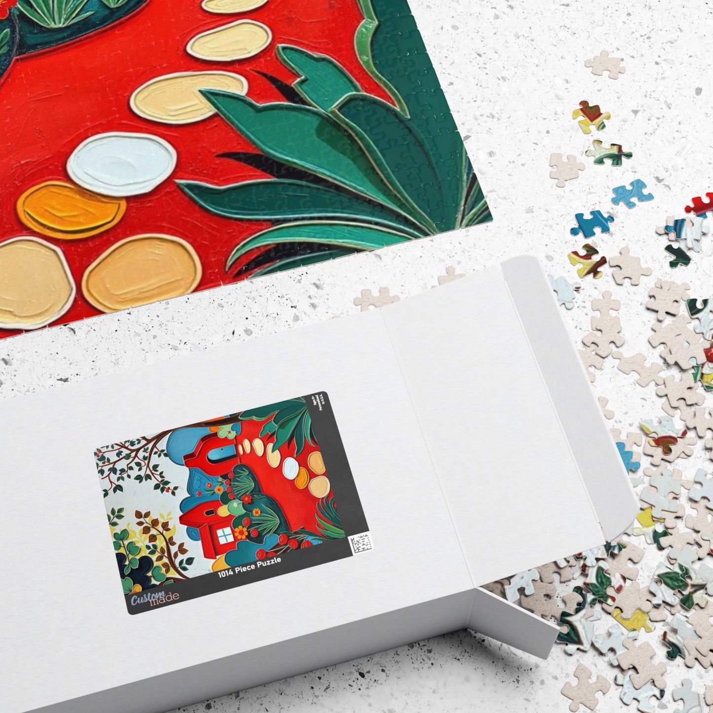 Rustic Landscape Jigsaw Puzzle, Vibrant Home Entertainment Family Activity, Creative Gift for Puzzle Lover Relaxing Indoor Game Brain Teaser Puzzle The Puzzle Chest