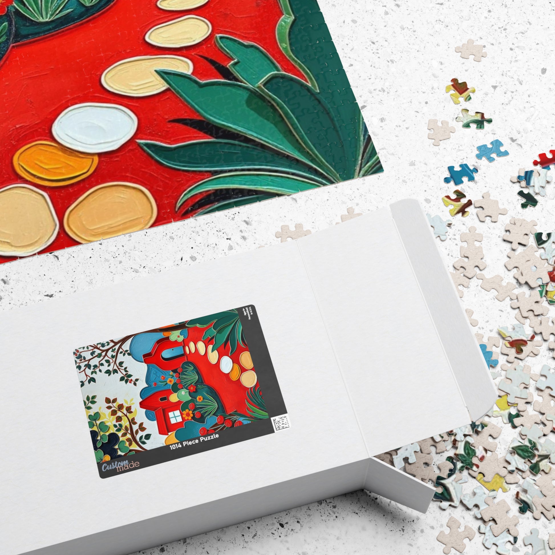 Rustic Landscape Jigsaw Puzzle, Vibrant Home Entertainment Family Activity, Creative Gift for Puzzle Lover Relaxing Indoor Game Brain Teaser Puzzle The Puzzle Chest