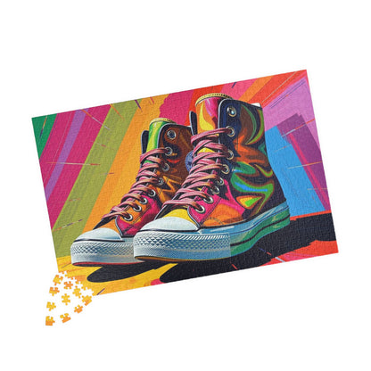 Colorful Converse Shoes Puzzle - Fun Pop Art Jigsaw for Shoe Lovers, Great Gift for Birthdays, Family Game Night, Creative Hobby Puzzle The Puzzle Chest