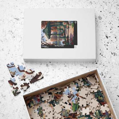 Relaxing Garden Scene Puzzle - Landscape Jigsaw Game, Perfect for Family Game Night, Cozy Evenings, Puzzle Lover Gift, Fun Solo Activity Puzzle The Puzzle Chest