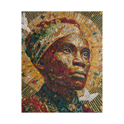 Harriet Tubman Empowering Art Puzzle - Historical Figure Jigsaw, Afrocentric Educational Gift, Black History Month Puzzle The Puzzle Chest