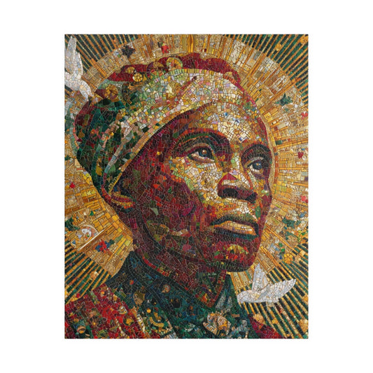Harriet Tubman Empowering Art Puzzle - Historical Figure Jigsaw, Afrocentric Educational Gift, Black History Month Puzzle The Puzzle Chest