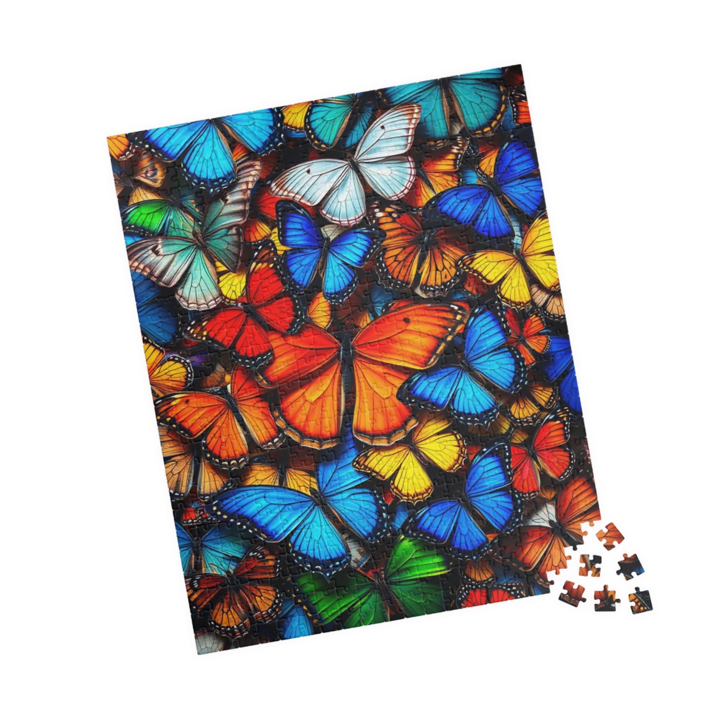 Chaotic Butterfly Collage Puzzle Jigsaw for Nature Lovers, Perfect Gift for Entomology Puzzle Lovers, Family Fun, Creative Hobby, Mental Exercise Puzzle The Puzzle Chest