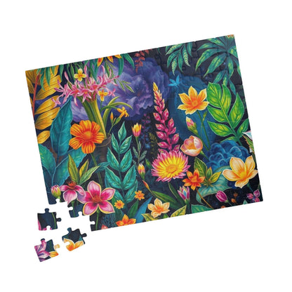 Twilight Garden Floral Jigsaw Puzzle - 110, 252, 520, 1014-piece Mystic Flower Puzzle