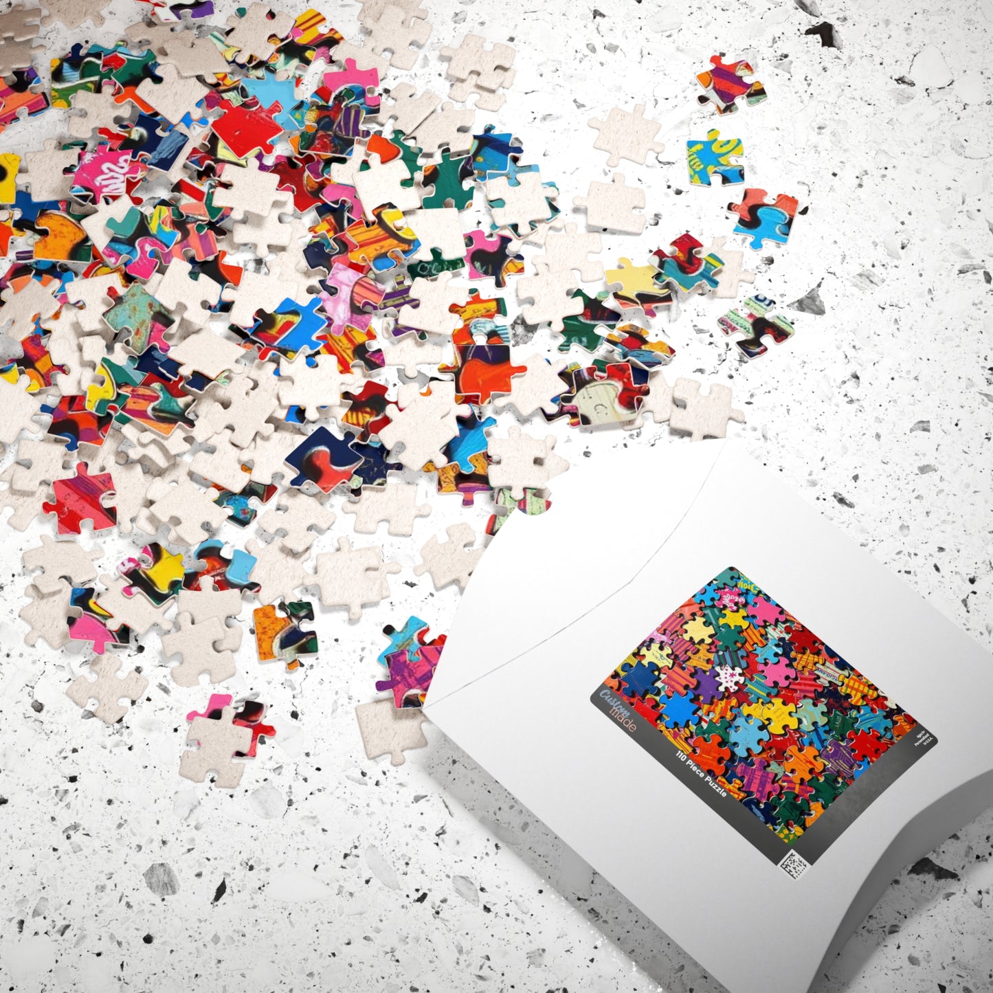 Chaotic Puzzle Piece Jigsaw Puzzle, Challenging Collage Art Game Ideal for Family Bonding Time, Adult Solo Fun, Friend Gift for Puzzle Lover Puzzle The Puzzle Chest