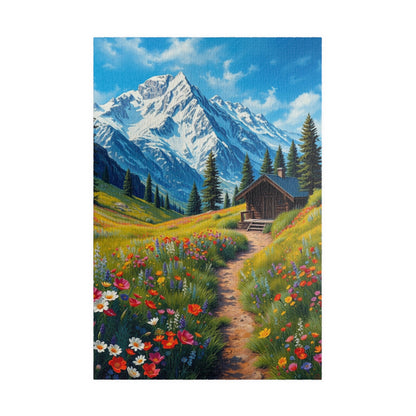 Mountain Landscape Puzzle, Scenic Nature Jigsaw, Perfect Gift for Nature Lovers, Family Game Night, Home Decor 1014 pcs (Vertical) Puzzle The Puzzle Chest