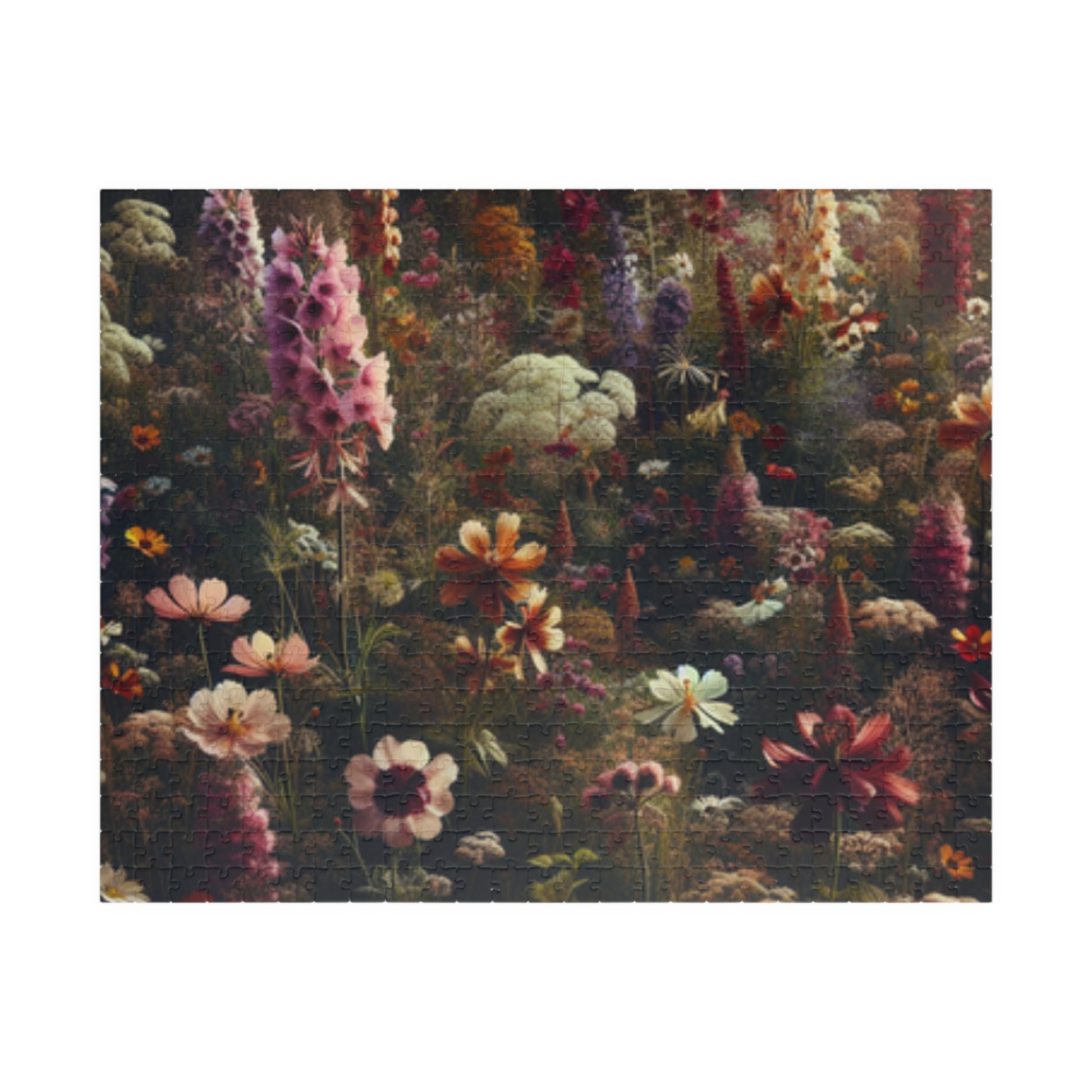 Wildflower Patch Puzzle, 110-1014 Piece Botanical Art Challenging Jigsaw, Tabletop Game for Quiet Family Time Activity, Puzzle Lover Gift 520 pcs (Horizontal) Puzzle The Puzzle Chest