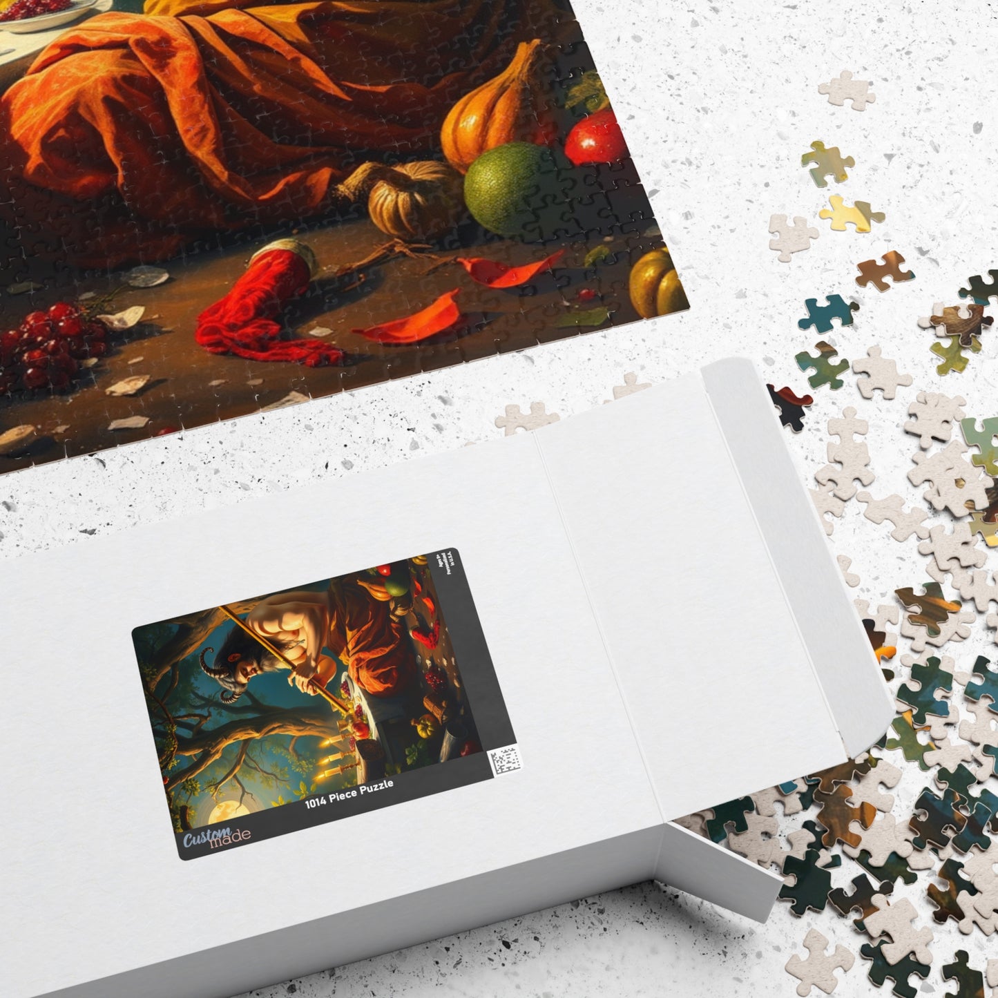 Satyr Feast Artistic Puzzle - Fantasy Mythical Creature Design for Soulful Relaxation, Meditation Gift for Puzzle Lovers, Family Game Night Puzzle The Puzzle Chest