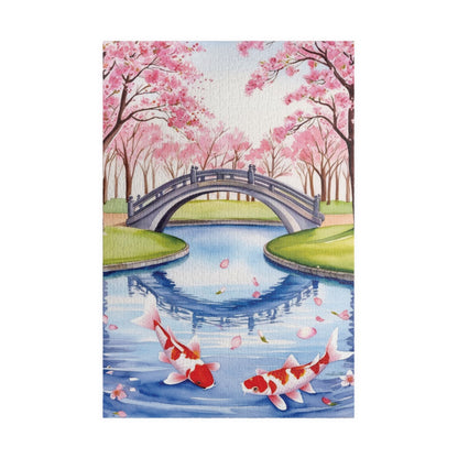 Jigsaw Puzzle, Japanese Cherry Blossom Park, 110 252 520 1014-Piece, Relaxing Hobby Gift, Meditation Activity, Mindfulness DIY Craft, Spring 1014 pcs (Vertical) Puzzle The Puzzle Chest