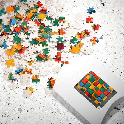 Colorful Puzzle Art - Abstract Jigsaw Game, Fun for Family Nights, Gift for Adults, 110-1014 Piece Family Activity, Game Nights Puzzle The Puzzle Chest