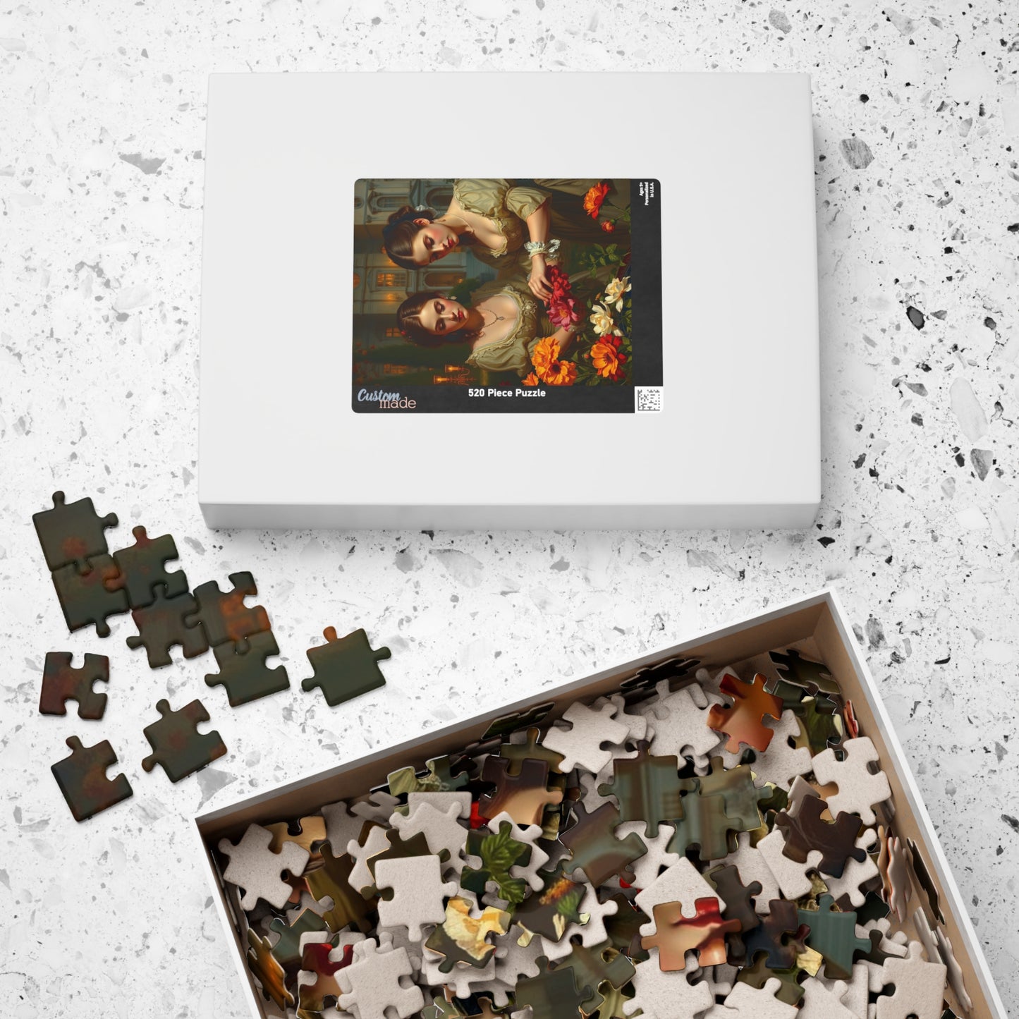 Jigsaw Puzzle, Victorian Women Garden Flowers, 110-1014 Piece - Fun Family Activity, Relaxing Hobby, Educational Game, Challenging Pastime, Puzzle The Puzzle Chest