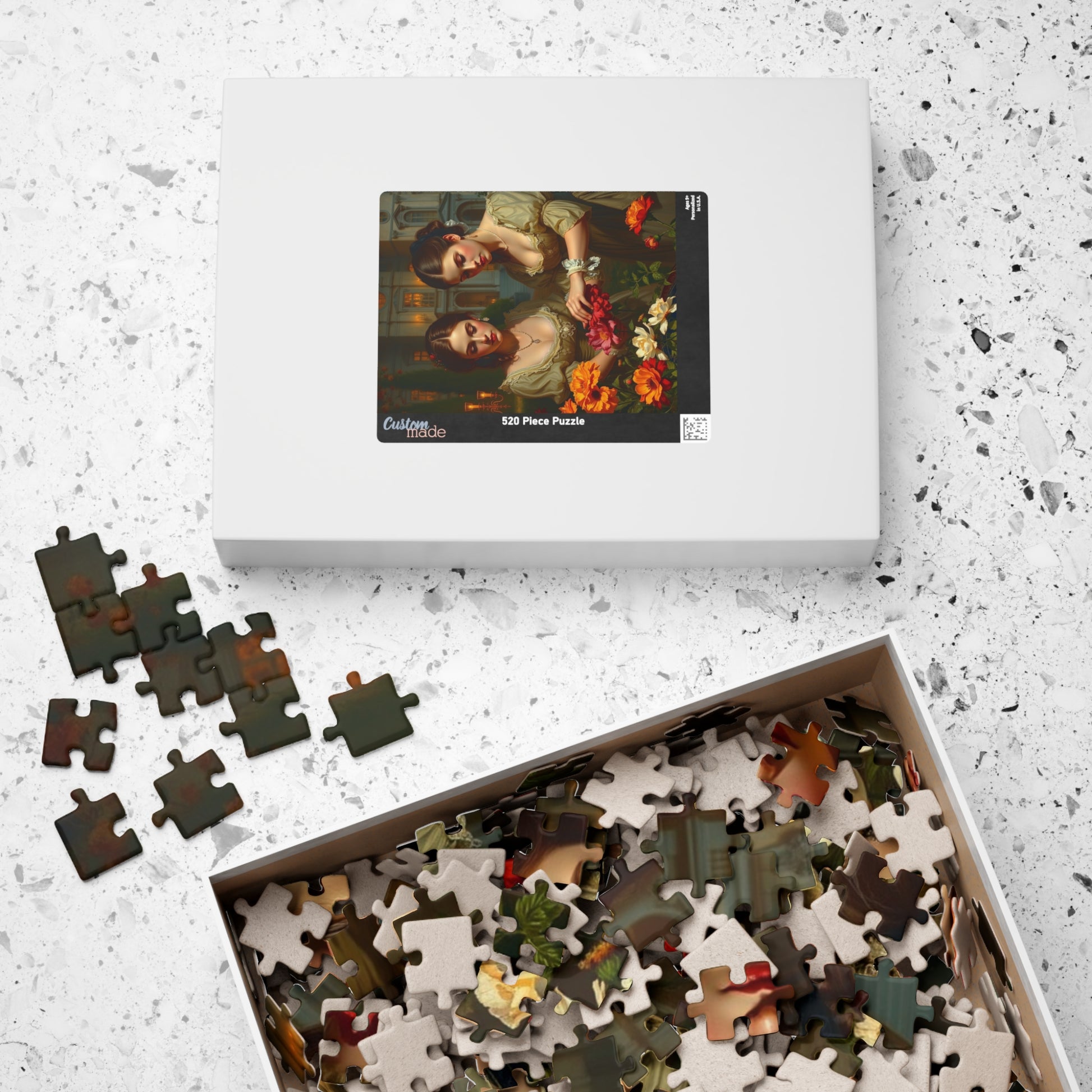 Jigsaw Puzzle, Victorian Women Garden Flowers, 110-1014 Piece - Fun Family Activity, Relaxing Hobby, Educational Game, Challenging Pastime, Puzzle The Puzzle Chest