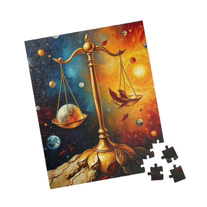 Celestial Balance Puzzle | Libra Zodiac Sign Jigsaw Game | Astrology Inspired | Friend Mindfulness Gift | Fun Family Activity | Brain Teaser Puzzle The Puzzle Chest
