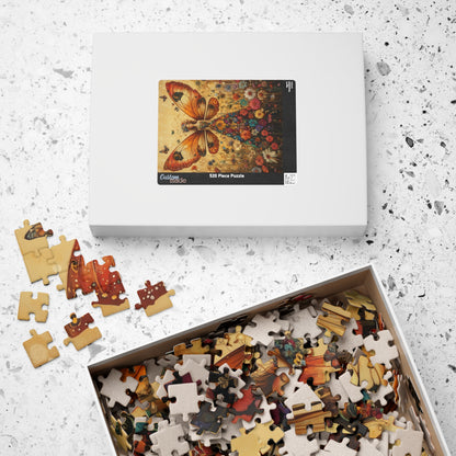 Butterfly Fairy Floral Dress Puzzle | Fantasy Jigsaw Puzzle Puzzle The Puzzle Chest