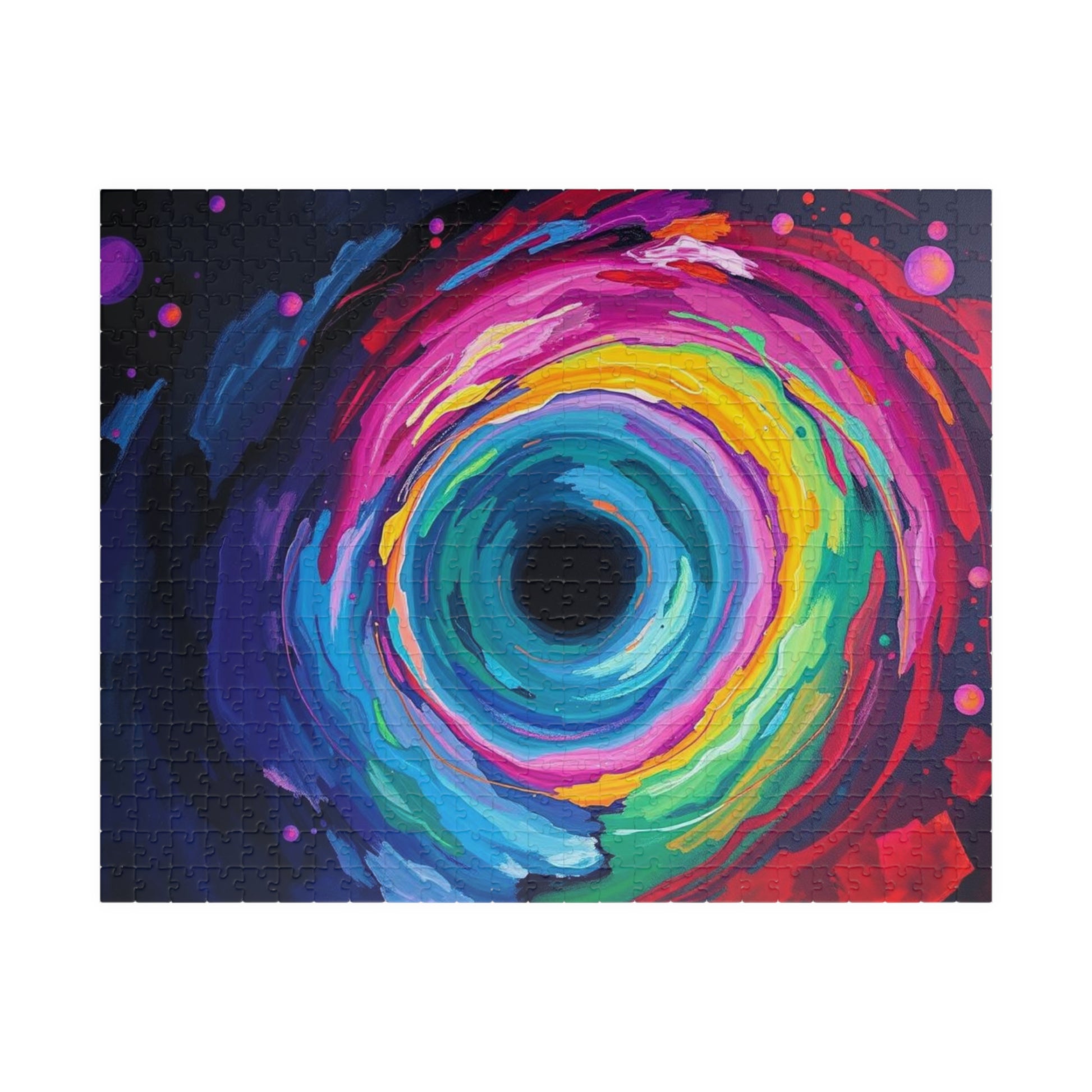 Vibrant Galaxy Puzzle, Colorful Abstract Jigsaw for Family or Solo Fun 520 pcs (Horizontal) Puzzle The Puzzle Chest