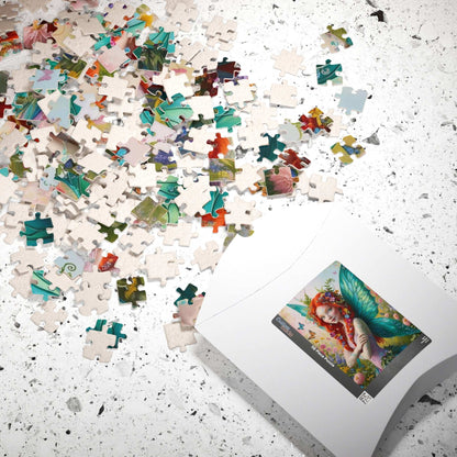 Sun-Kissed Butterfly Fairy Puzzle, Enchanting Mythical Jigsaw for Fantasy Lover, Gift for Adults, Artwork Puzzle, Relaxing Activity Puzzle The Puzzle Chest